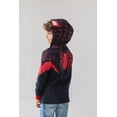 thumbnail image 2 of Sudadera con capucha Marvel Spider-Man Miles Morales Spiderverse 3T para niños, 2 of 9