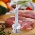 thumbnail image 4 of Stainless Steel Meat Tenderizer Tool - Professional Kitchen Gadget for Juicy, Flavorful Meat, Easy to Use and Clean, 4 of 9