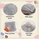 thumbnail image 3 of Large Rabbit Cave Bed Bunny Warm Tent House Small Animal Triangle Hideout For Rabbit Bunny Guinea Pig Ferret, 3 of 5