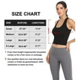 thumbnail image 6 of Cotton Workout Crop Top for Women Racerback Yoga Tank Tops Athletic Sports Shirts Exercise Undershirts 4 Pack Black White Grey Olive M, 6 of 6