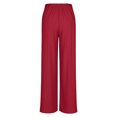 thumbnail image 5 of Straight Leg Sweatpants for Women Camo Cargo Pants for Women Straight Leg Pants Women Yoga Work Pants for Women Women's Pants Casual Cargo Scrub Pants for Women Wine M, 5 of 6