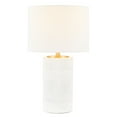 thumbnail image 3 of SAFAVIEH Weller 25 in. Classic Contemporary Table Lamp, White, 3 of 6