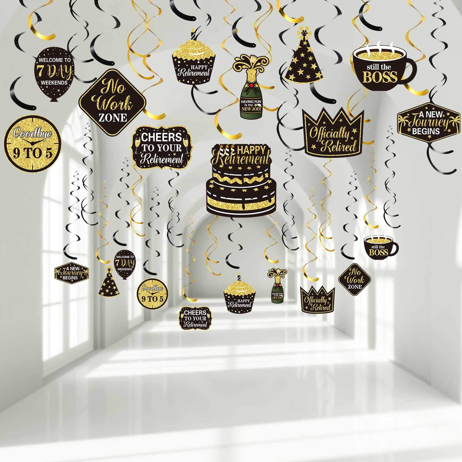 No DIY Black and Gold Party Decorations Silver and Gold Star Swirls Swirl for New Year 2022 Decoration Silver Star Hanging Swirls for Hollywood Party Decorations Gold Black Black Pack of 30 No DIY Black and Gold Party Decorations Silver and Gold Star Swirls Swirl for New Year 2022 Decoration Silver Star Hanging Swirls for Hollywood Party Decorations Gold Black Black Pack of 30