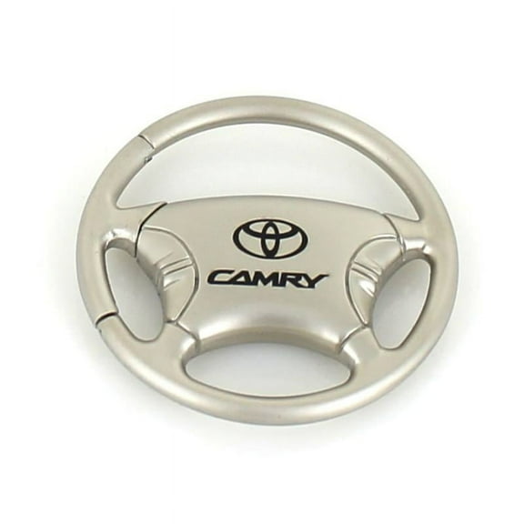 Toyota Camry Steering Wheel Keychain (Chrome)
