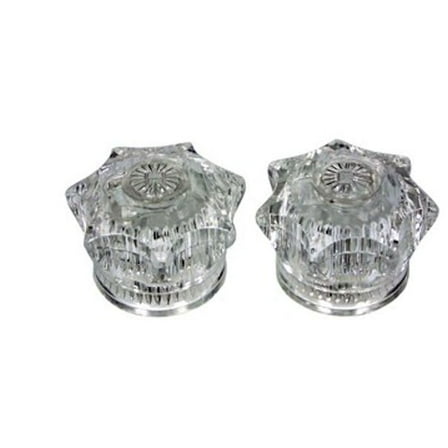 Lincoln Products 4918282 Clear Faucet Handles, 2 Pack