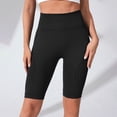 thumbnail image 4 of idosla 3D Anti Cellulite Leggings for Women Slim Compression Bermuda Short Push-Up Sculpting Yoga Pants Fitness Workout Short (Black, S), 4 of 7