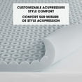 thumbnail image 4 of Dream Serenity 2" Cool Point Relief Memory Foam Mattress Topper, Twin, 4 of 8