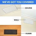 thumbnail image 6 of SEAL360 Strong Magnetic Vent Covers, Pocketed Design, 9.5" x 12" (White, 3-Pack) for Floor, Wall, or Ceiling Vents and Air Registers, RV, Home HVAC and AC Vents, Vent Not Included, 6 of 8