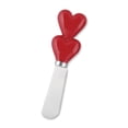 thumbnail image 2 of Mr. Spreader 4-Piece Hand Painted Resin Handle with Stainless Steel Blade Cheese Spreader/Butter Spreader Knife, Assorted (Be My Valentine), 2 of 5