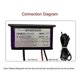 thumbnail image 4 of ZFX-900 Embedded Temperature Meter Intelligent Digital Temperature Display Panel for Refrigerator De, 4 of 5
