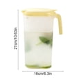 thumbnail image 3 of Food Grade Plastic Cold Water Kettle, Large Capacity Beverage Container With Comfortable Handle, for Refrigerator Storage, Multi-color, 3 of 6