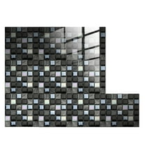 Peel and Stick Backsplash 10-Sheet Mosaic Backsplash for Kitchen Wall Waterproof Peel and Stick Backsplash Tile Peel and Stick for Bathroom Kitchen Cabinet Shower 4"x4"