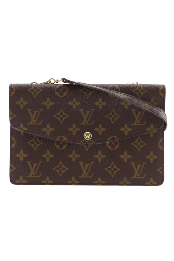 Pre-Owned Louis Vuitton LOUIS VUITTON Double Mule Shoulder Bag Vintage 2-Way Clutch... (Fair)