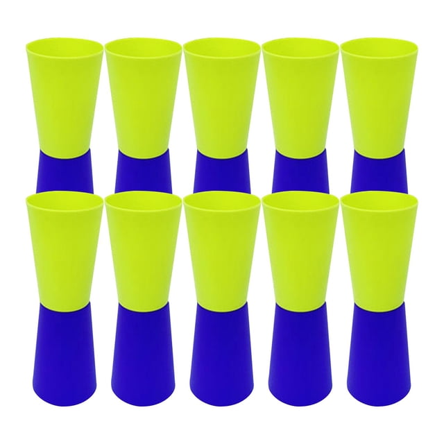 10 Vasos con Tapa para Ejercicio, Velocidad, Agilidad, Entrenamiento, Fitness, Ayuda para La Coordinación Corporal, para Jardín de Infantes, Gimnasio Oscuro