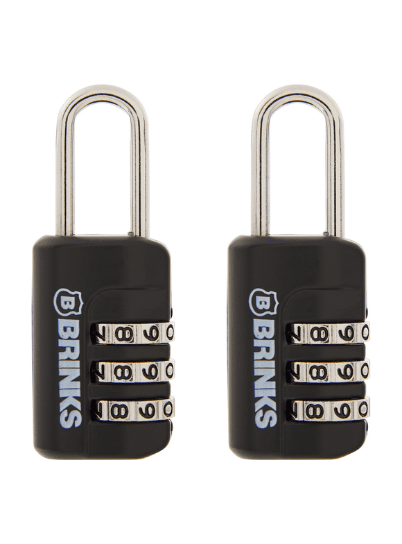 Brinks, Zinc Diecast 22mm Combination Sport Padlock with 13/16in Shackle