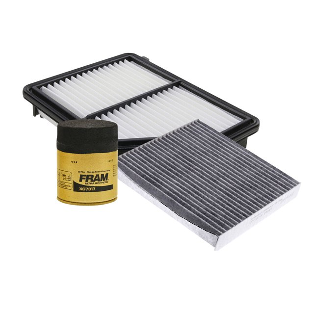 Kit De Filtro de Aire, Filtro de Aceite Sintético y Filtro de Cabina 3 PIEZAS Compatible con Honda Civic L4 2.0L DE 2016 A 2023