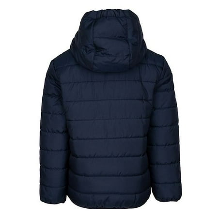 Nike Little Kid Boys Sports Essential Padded Jacket,Obsidian/University Red,5
