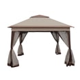 thumbnail image 2 of Tcbosik 11' x 11' Pop Up Gazebo with Netting, Instant Gazebo with Carry Bag for Outdoor, Garden, Patio, Backyard, Coffee, 2 of 8