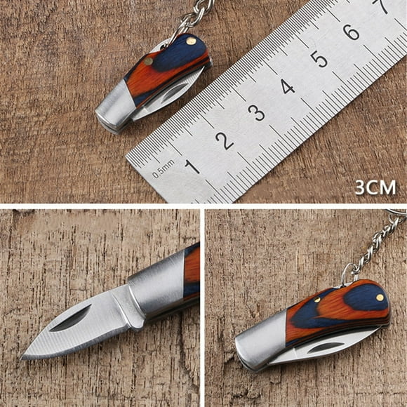 MesaSe Stainless Steel Unboxing Mini Knife Sharp Portable Folding Small Blade Edc Keychain Hanging Outdoor Camping Knife Multi Tools