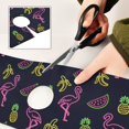 thumbnail image 6 of Yayeee Faucet Mat for Kitchen Sink 14.7" Diatomite Long Splash Guard Pad, Neon Tropical Pattern, 2 Pack, 6 of 7