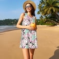 thumbnail image 3 of Defioc West Cowgirl Disco Pattern Women's Summer Dresses 2025 Beach Casual Sleeveless Tank Loose Sundress Beach Vacation Clothes with Pocket -X-Large, 3 of 7
