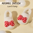 thumbnail image 5 of Drecage Kids Waterproof Slippers Toddler Cartoon Warm Soft Non-Slip Bedroom House Shoes, 5 of 6