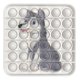 thumbnail image 1 of Silicona Square Push Bubble Concentration Sensory Stress Relief Toy (Lobo) Tmvgtek Nuevos Originales, 1 of 1