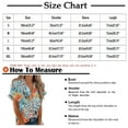 thumbnail image 3 of Button Down Shirt Women Cotton Short Sleeve Blouses V Neck Collared Button Up Summer Beach Tops, 3 of 8