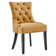 thumbnail image 4 of Modway Regent Tufted Performance Velvet Dining Side Chairs - Set of 2 in Cognac, 4 of 10