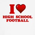 thumbnail image 3 of CafePress - I Love High School Football Baseball Jersey - Kids Cotton Baseball Jersey, 3/4 Sleeve Shirt, 3 of 4