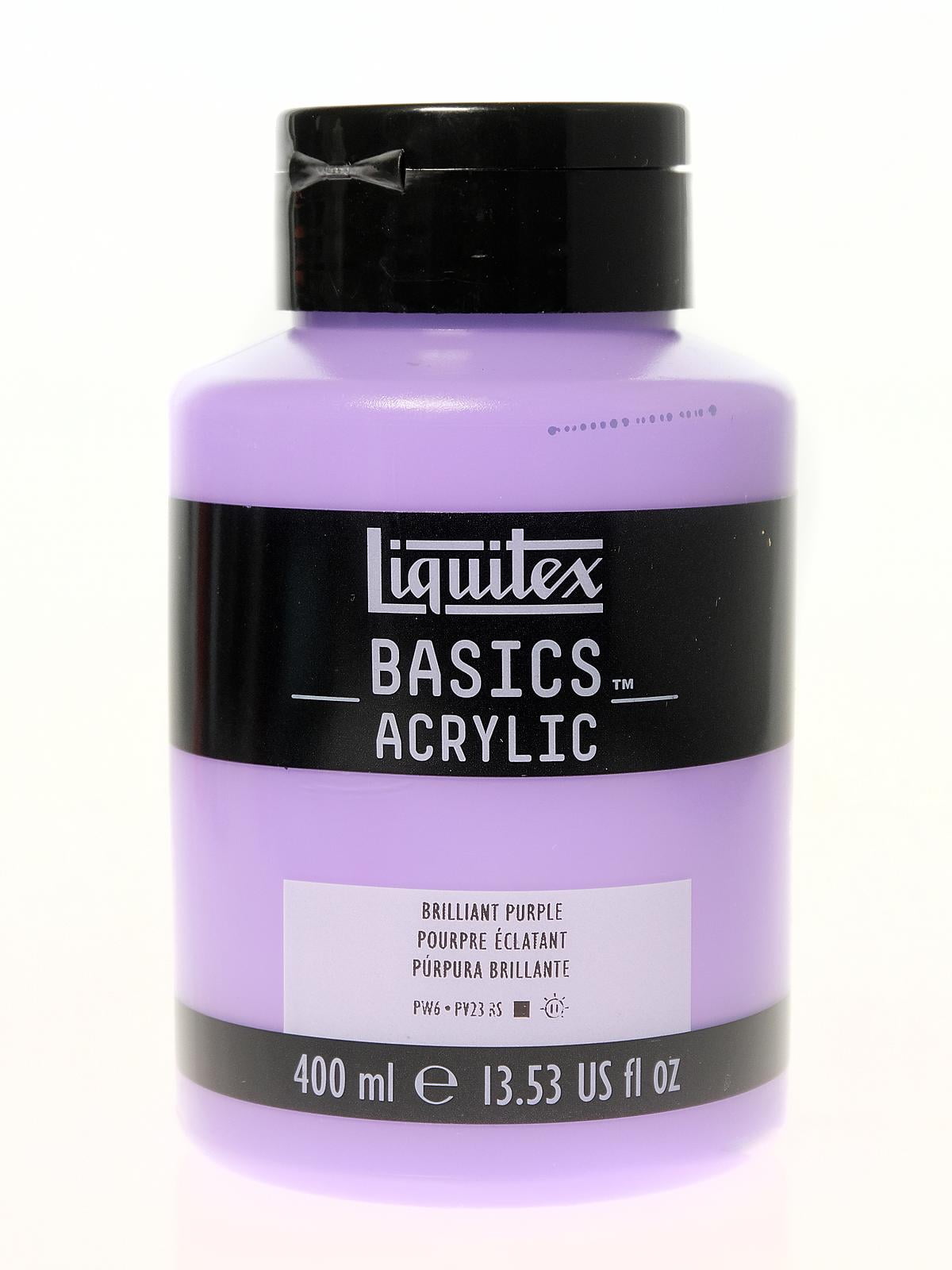 Basics Acrylics Colors brilliant purple, 13.5 oz., flat cap squeeze