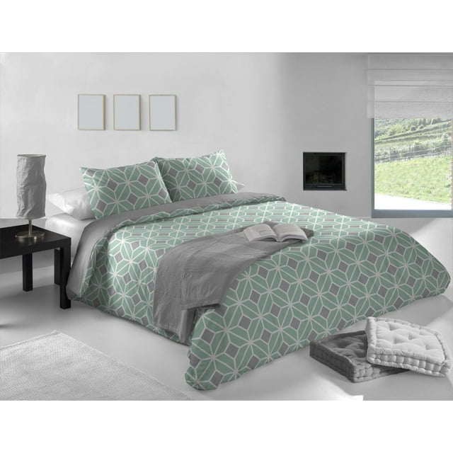 Gouchee Home Komet Aqua 3-Piece Queen Duvet Cover Set – Cotton Percale & OEKO-TEX Certified – Includes Duvet Cover & Pillow Shams