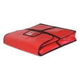 thumbnail image 1 of Insulated Pizza Carry Bag Food Delivery Bag with ID Window Sturdy Accessory Flap 51x51x12cm With Hole, 1 of 8