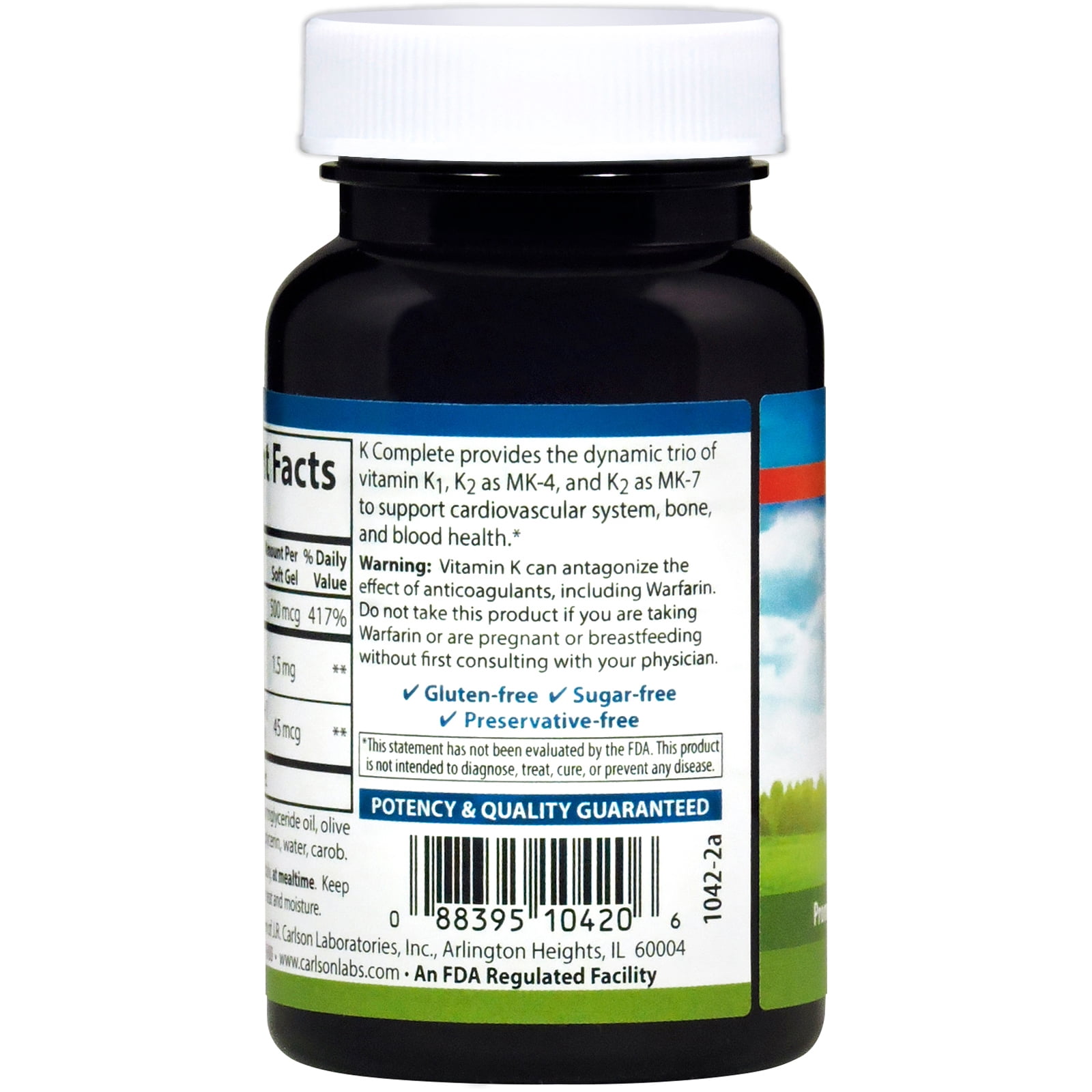 Carlson K complete  - 90 Softgels