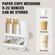 thumbnail image 4 of Organizador de Café y Condimentos con 6 Compartimentos Verticales para Oficina y Cocina Estante para Vasos y Accesorios en Plástico Blanco Sin Montaje, 4 of 5
