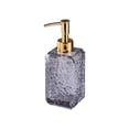 thumbnail image 2 of Hammered Glass Soap Dispenser, 320ml/10.8oz Refillable Liquid Hand Soap Pump Bottle, Decorative Lotion & Shampoo Dispenser for Bathroom & Kitchen Sink, 2 of 5