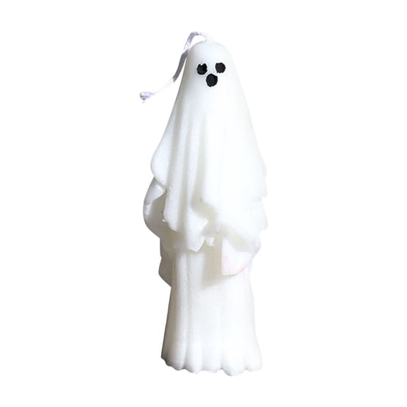 Halloween Ghost Scented Candles for Home Decor, Handcrafted Aromatherapy Wax Candles for Spooky Party Decorations and Gift Giving
