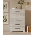 thumbnail image 1 of HMD Wallace 5 Drawer Chest, Light Gray, 1 of 4