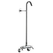 Chicago Faucets 756-Leorcf Exposed Double Handle Shower Fitting Only - Chrome