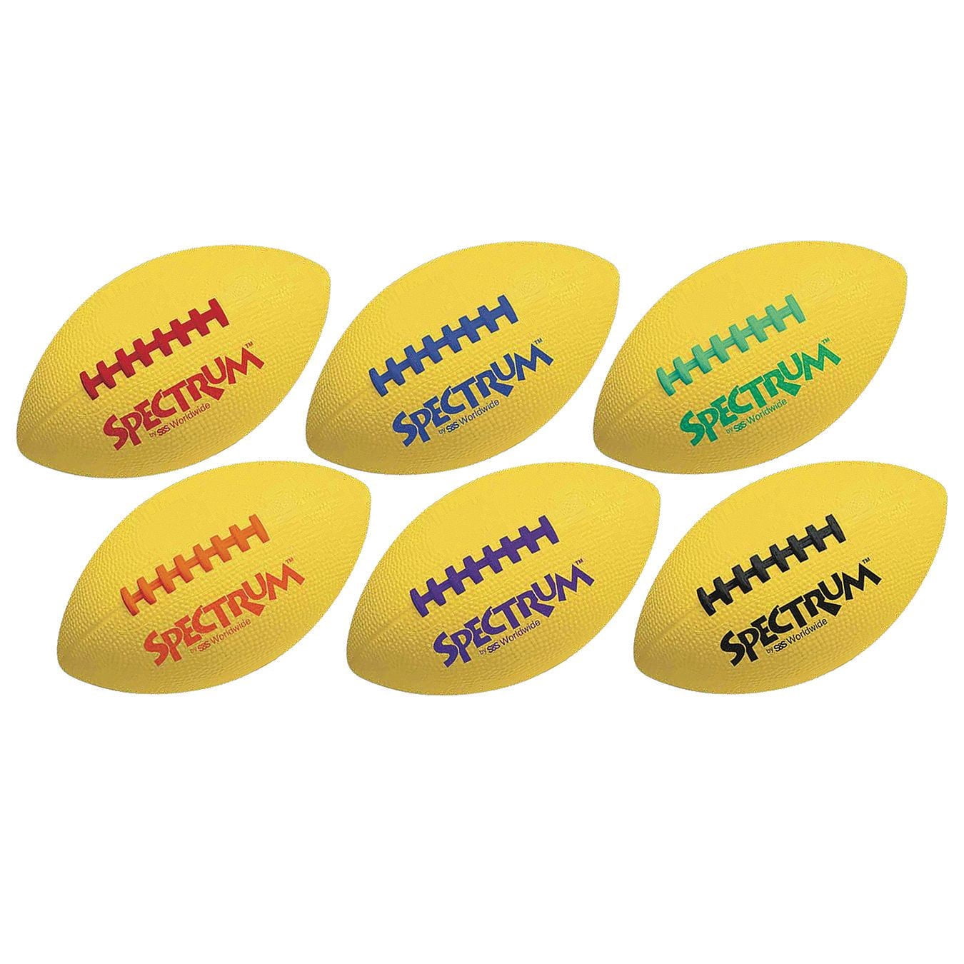 Spectrum™ Foam Football Set, Jr. Size 9.75" L (Set of 6)