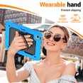 thumbnail image 4 of for iPad Pro 11 inch Case (2022/2021/2020/2018), 360 Rotating Shockproof Cover with Stand, Handle, Shoulder Strap, Sky Blue, 4 of 7