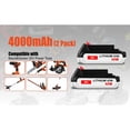 thumbnail image 2 of 2Pack 4Ah 20 Volt LBXR20 Battery FOR Black and Decker 20V Lithium LBX20 LB2X4020, 2 of 8