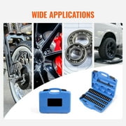 KFFKFF 52-Piece Unique Bushing Bearing & Seal Driver Set, Wheel Axle Transmission Bearing Race, Seal Driver Installation and Removal, 18-65mm & 74mm Metric Discs