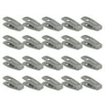thumbnail image 6 of Ihvewuo 20PCS Non Slip Velvet Hangers Clips Ivory Strong Finger Flocked Clips Pant Clothes, 6 of 11