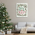 thumbnail image 3 of Stupell Industries Festive Let's Be Jolly Holiday Painting Wrapped Canvas Art Print Wall Art, 36 x 48, 3 of 8