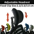 thumbnail image 3 of pulunto 2.2/2.6/3 Computer Lift Protection Pillow Headrest Adjustable For Office Swivel for Chair Accessories Headrest, 3 of 8
