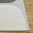 thumbnail image 2 of BoutiqueRugs Adhara Contemporary Area Rug - Sterling Gray, Medium Gray, Dark Purple - 18" x 18" Sample, 2 of 6
