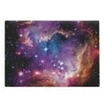 thumbnail image 1 of Galaxy Cutting Board, Magellanic Cloud Stars and Colorful Cosmic Universe View Pattern, Decorative Tempered Glass Cutting and Serving Board, Large Size, Purple Blue Orange, by Ambesonne, 1 of 1