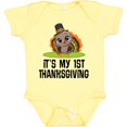 thumbnail image 3 of Inktastic First Thanksgiving Pilgrim Turkey Boys or Girls Baby Bodysuit, 3 of 5