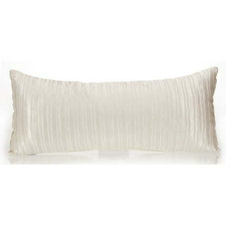 Harriet Bee Stites Creamy Crinkle Rectangular Bolster Pillow